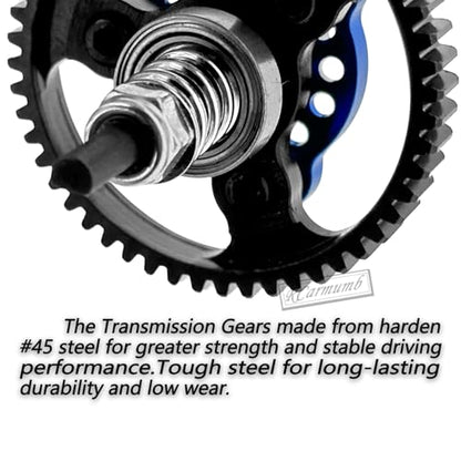 RC 50T Slipper Clutch Eliminator Differential Locker Gear Upgrades Part for Slash Rustler Stampede 4X4/4x4 VXL,50T Spur Gear with Pinions Gears Set(15T 17T 19T),#6878,Navy Blue - color: Navy Blue(50T)