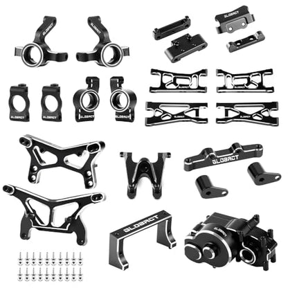 GLOBACT Aluminum RC Upgrade Part for 1/24 LOSI Micro-B 1/28 Micro-T 2S 2WD | LOS00007T1 LOS00007T2 LOS-1392T1 LOS-1392T2