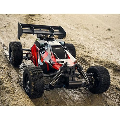 TOUCAN RC HOBBY 1/16 16202Pro RWD Radio Controlled Off Road Vehicle RC Electric Racing Car Rear Wing Metal Gears 2847 Brushless Motor RTR for Adult - color: Red