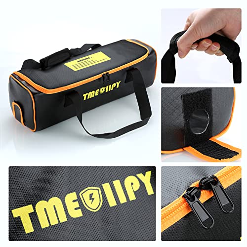 TMEOIIPY Ebike Battery Bag - Large Capacity Safe Fireproof Lipo Bag for Charging and Storage - Portable Ebike Accessory (20 x 6.3 x 6.3in) - style: 1 Pcs
