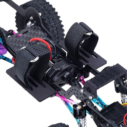 Carbon Fiber LCG Chassis Kit Frame Rail for Axial SCX24 Chevrolet C10 JLU Bronco Base Camp 1/24 RC Crawler Car