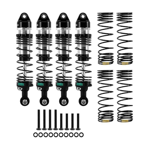INJORA 88mm Oil Shocks with Progressive Springs for 1/16 Mini Maxx Mini XRT