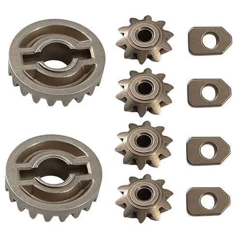 Steel Center Differential Gear Kit 8989 for 1/10 Maxx 1/8 Maxx Slash 6S RC | CNC Metal,Heavy Duty,Central Transmission,High Strength,Wear Resistant,Precision Fit,Durable,Drivetrain Upgrade,RC Parts