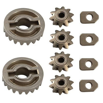 Steel Center Differential Gear Kit 8989 for 1/10 Maxx 1/8 Maxx Slash 6S RC | CNC Metal,Heavy Duty,Central Transmission,High Strength,Wear Resistant,Precision Fit,Durable,Drivetrain Upgrade,RC Parts