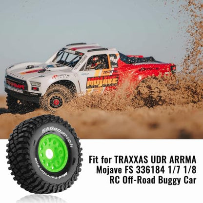 GLOBACT 1/7 1/8 RC Truck Tire & 12mm 14mm 17mm Hex for UDR Mojave FS 336184