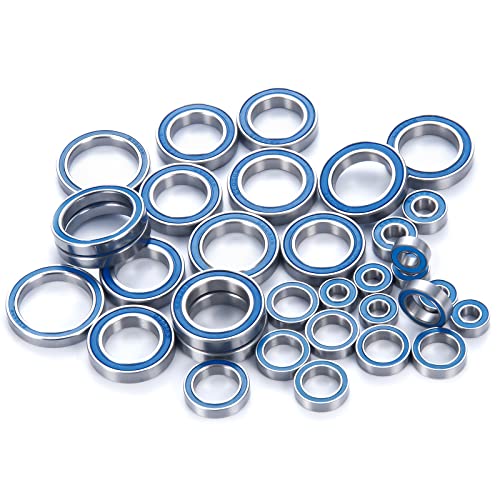 33Pcs Wheel Hub Axle Steel Sealed Ball Bearing Kit for X-Maxx 8S | 77086-4 Snap on 1/5 RC Car Truck Model Parts Accessories