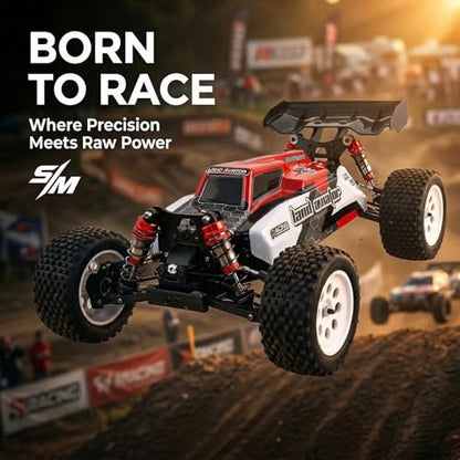 VoleRusher 2026 Upgraded 1/10 RC Cars for Adults, 4WD Brushless Truck, 1001 | RC Cars 1/10 Jaibaile 1001, Gyro 4WD Remote Control Monster Truck, 70+KM/H High Speed Off Road, RTR, Gifts for Men Boys