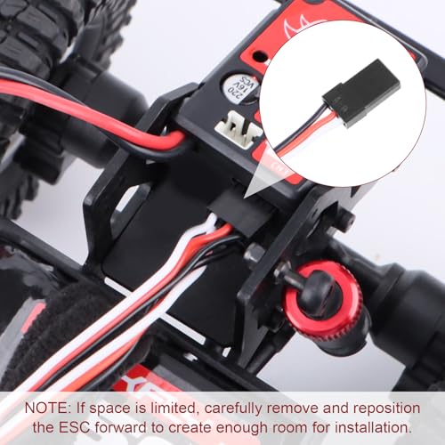 LED Light Kit for Redcat Ascent-18 with Headlights & Light Bar | RC LED Spotlight Roof Light Bar Headlight Taillight for 1/18 Crawler Redcat Ascent-18 Model Cars Upgrades