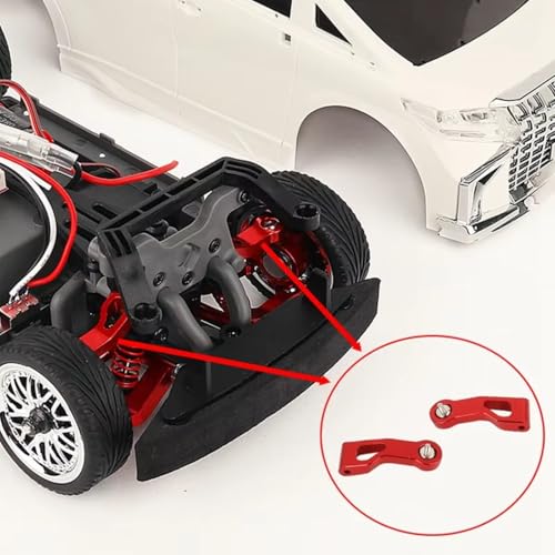 RC Steering Knuckles For MN68 1/16 12Pcs Metal Front And Rear Arm Steering Cup Hub Carrier Set RC Car Upgrade Accessories Replace Modify Parts