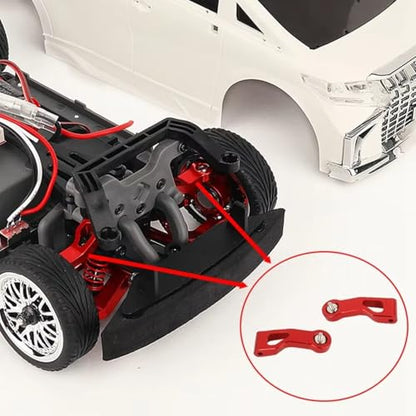 RC Steering Knuckles For MN68 1/16 12Pcs Metal Front And Rear Arm Steering Cup Hub Carrier Set RC Car Upgrade Accessories Replace Modify Parts