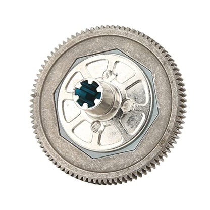 91T Slipper Gear Set, Metal Slipper Gear Set, RC Slipper Spur Gear, Slipper Clutch Spur Gear for 1/10 RC Cars Differential Upgrade Parts (Blue) - color: Blue