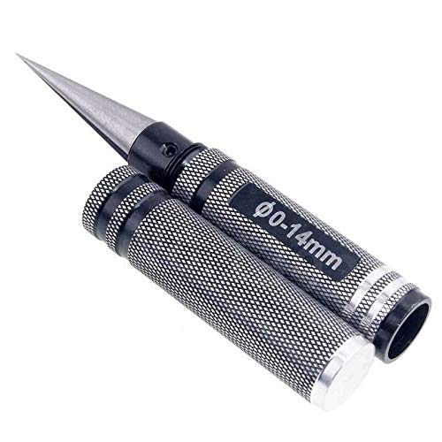 Replacement Part For Metal Hole Puncher For 1/10 RC Cars Shell Body Reamer Drills 0-14mm 80105 RC Car Hobby Tool Remote Control Cars - (Color: BLACK) - color: BLACK