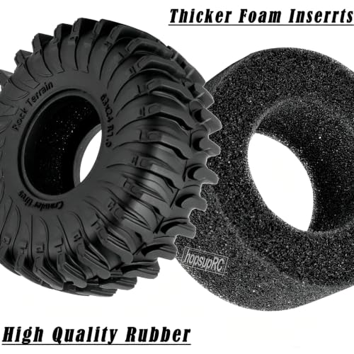RC Full Brass 1.0 RC Wheel RC Tires for 1/18 1/24 Trx4m Axia l SCX24 RC Crawler,1.0" Beadlock RC Truck Tires and Wheel Highway Tires Wheel Rim,4PCS Style B - style: Style B