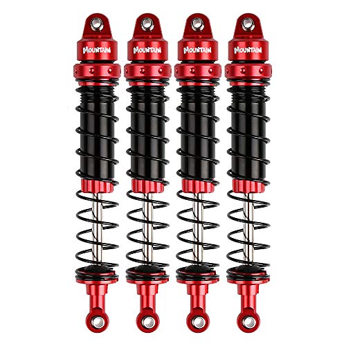 INJORA RC Shock Absorber Set 4pcs RC Dampers for 1/10 RC Crawler Axial SCX10 90046 AXI231017 TRX-4 D90 (110mm)