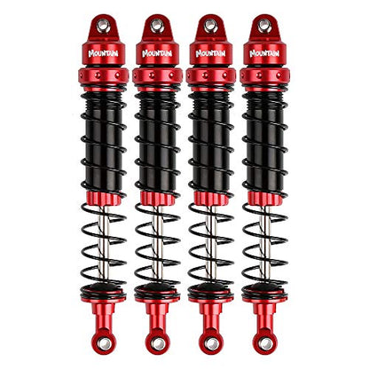 INJORA RC Shock Absorber Set 4pcs RC Dampers for 1/10 RC Crawler Axial SCX10 90046 AXI231017 TRX-4 D90 (110mm)