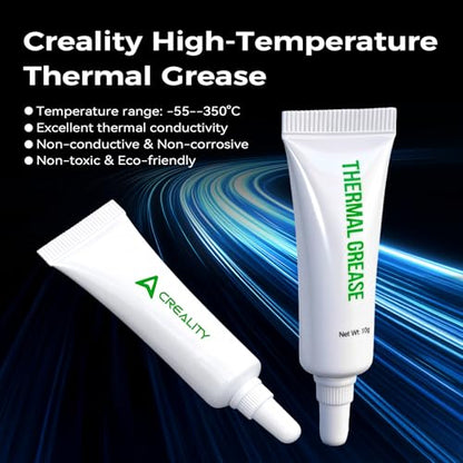 Creality Thermal Paste for Ender 3 V4-55℃~350℃ Range High Thermal Conductivity Thermal Paste for 3 Printer Hotend & Nozzle Thermal Grease for Ender 3 V4 K2/K2 Pro/K2 Plus/K2 SE/K1/K1C/K1 Max/K1 SE(2) - style: Thermal Paste HT