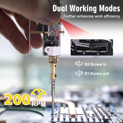 DIY Electric Screwdriver Soldering Project Kit with 2 screwdriver bits | BANRIA Handheld Screwdriver Electronics Project for Soldering Practice, DIY assembly, Repair Applications