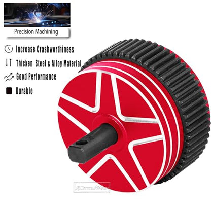 RC Gear Differential Upgrades Part for 1/10 Slash 2WD(VXL)/Stampede 2WD(VXL)/Bandit 2WD(VXL)/Rustler 2WD,Harden Steel w/Alloy Differential Transmissions,Replace #2388X,Red - color: Red(for 2wd)