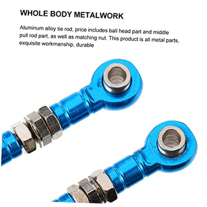 Rc Turnbuckle Rod Adjustable Linkage Steering Tie Rod Servo Link for Rc Car Truck 2 Pcs 1.57 X 0.39 X 0.31 in for Steering Control