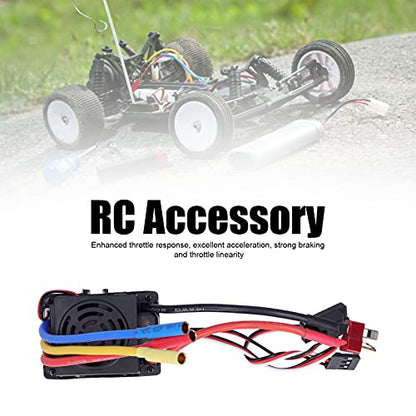 Alomejor 60A RC ESC, Brushless Electronic Speed Controller ESC for 1/10 Remote Control Car