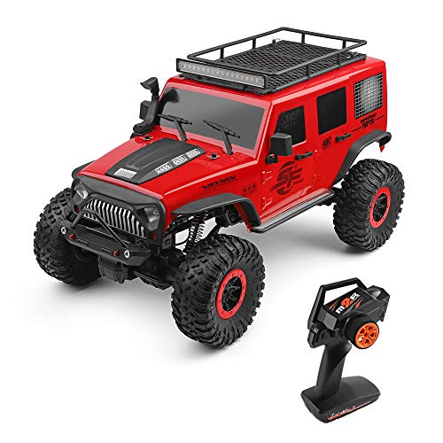 GoolRC WLtoys 104311 RC Car, 1/10 Scale 4WD 2.4Ghz Remote Control Car, Brushed Motor Off-Road Crawler Car RTR for and Adults