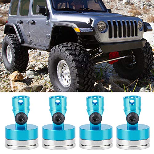 Keenso 4pcs Strong Magnet RC Car Shell Column Post, Magnetic Body Post Mount Fit for SCX10 1/10 RC Car Model - color: Blue
