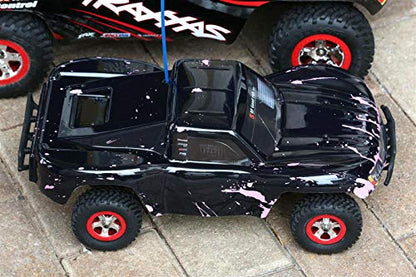 SummitLink Compatible Custom Body Muddy Pink Over Black Replacement for 1/16 Scale RC Car or Truck (Truck not Included) SSMN-BR-01