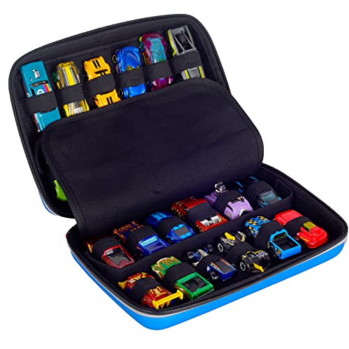 Hard EVA Protective Carrying Storage Case for Hot Wheels 20-Car Pack,Hot Wheels 24-Car Pack, Matchbox Cars Case (Case Only) (EVA Storage Case)