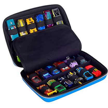 Hard EVA Protective Carrying Storage Case for Hot Wheels 20-Car Pack,Hot Wheels 24-Car Pack, Matchbox Cars Case (Case Only) (EVA Storage Case)