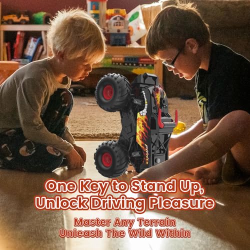 Waterproof Monster Truck Remote Control Car, 1:16 Bigger Amphibious RC Cars Toys, Long Battery 4WD All Terrain Off-Road Vehicle for 6 7 8 9 10 11 12+ Boys Girls Kids Ideal Birthday