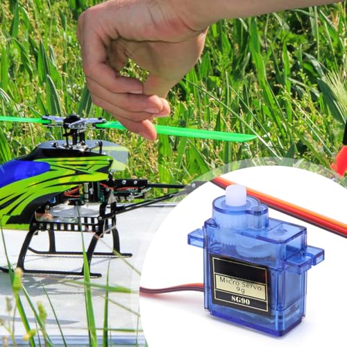 6Pcs SG90 9g Micro Servos Motor Kit for Arduino Projects,RC Car Robot Helicopter Airplane Controls Boat, Mini Servo Applications - color: 6 Pcs