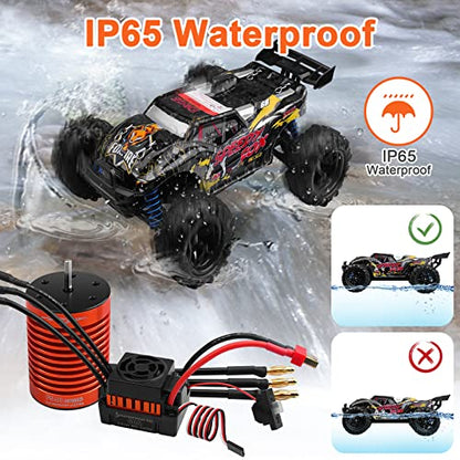 RC Motor & ESC Combo Set,1:10 F540 4370KV Brushless Motor and 60A ESC with Electric Speed Controller Program Card for 1/10 RC Off Road Car Trucks