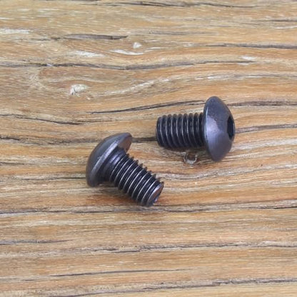 55 Pieces M5 x 8mm Button Head Socket Cap Screws, Thread Pitch 0.8mm, Sutemribor M5 Black Screws, 10.9 Grade Alloy Steel, Black Oxide Finish, Fully Threaded - size: M5 x 8mm, style: Button Head