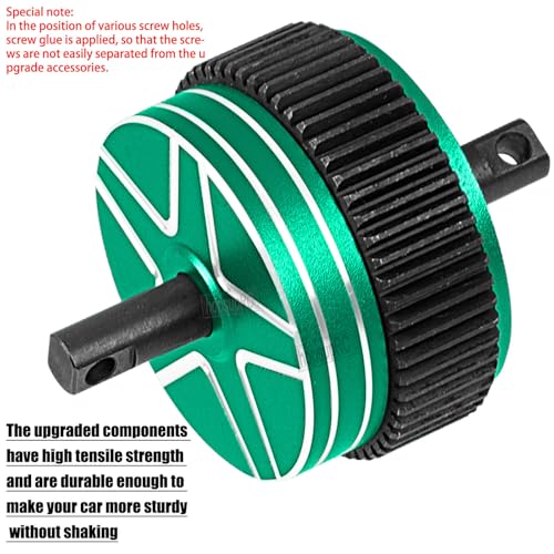RC Upgrades Part for 1/10 Slash/Rustler/Stampede/Bandit 2WD(VXL),48P 86T Spur Gear&Slipper Clutch&Differential Transmission Gear&Slipper Rebuild Kit&Pressure Plate Hops up,Green - color: Green-48P&86T