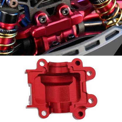 OTOTEC RC Car Rear Diff Cover Aluminum 7075 Differential Cover Compatible with ARRMA 1/18 Granite Typhon Mojave Grom Nascar, Red - color: Red