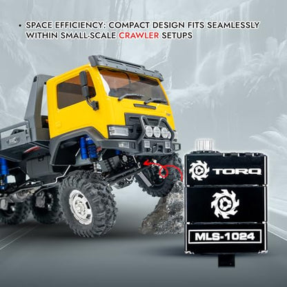 Helidirect TORQ Direct Mount Servo High Torque Servo for FURITEK FX118, CR18P 2024, HobbyPlus ARKTOS 6x6, HPI Venture 18 - Remote Control Car, RC Car, 1/18 RC Crawler Electronics (with Servo Horn)