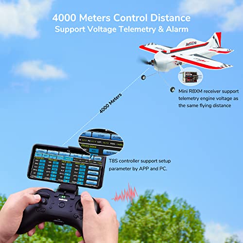 Radiolink A560 6 Flight Modes RC Airplane, Easy to Fly RTF RC Airplanes | RC Airplanes, 2.4Ghz Remote Control, Byme-A Gyro FC, Brushless Motor, for Men, Women, Adults, Beginner, Experienced