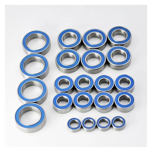 22pcs Bearing set for the Rlaarlo Terminator truck RC Car Metal Rubber Sealed Miniature Ball Bearings(Metal Seal) - color: Metal Seal