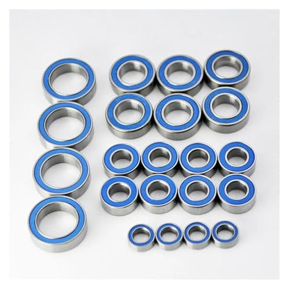 22pcs Bearing set for the Rlaarlo Terminator truck RC Car Metal Rubber Sealed Miniature Ball Bearings(Metal Seal) - color: Metal Seal