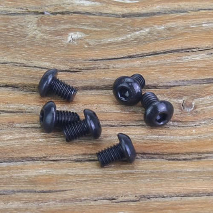 105 Pieces M2.5 x 4mm Button Head Socket Cap Screws, Thread Pitch 0.45mm, Sutemribor M2.5 Black Screws, 10.9 Grade Alloy Steel, Black Oxide Finish, Fully Threaded - size: M2.5 x 4mm, style: Button Head