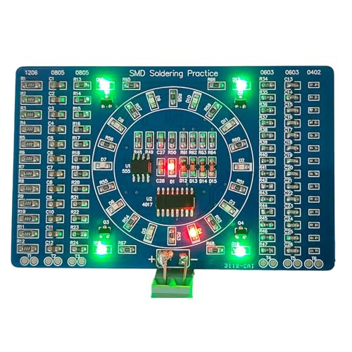 Gikfun Soldering Practice DIY Kit, SMD SMT Welding Practice Soldering Skill Training Board EK7026