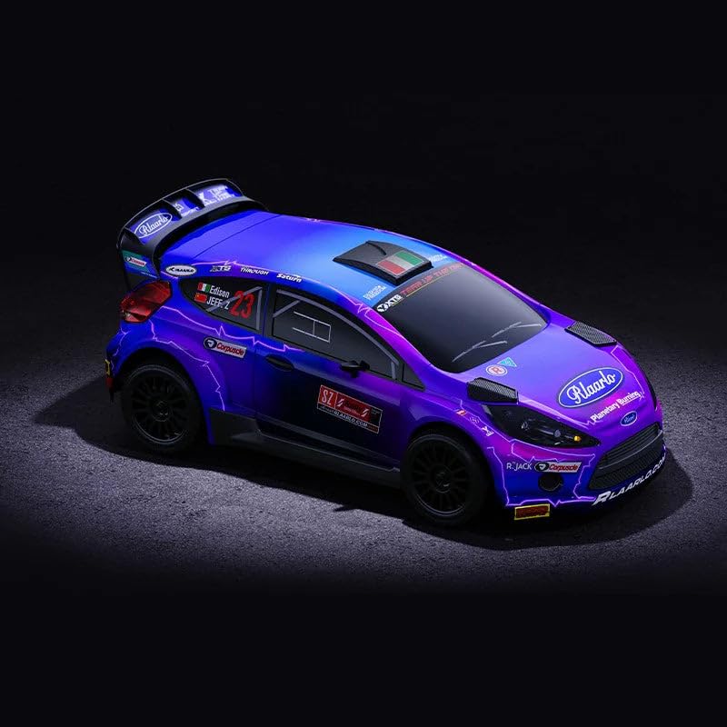 Rlaarlo Purple XTS Rally 1.2mm PC Car Body for XTS-F10 RC Rally Car – Pre-Painted Purple Polycarbonate Body Shell - color: Purple