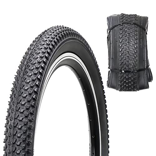 Hycline Mountain Bike Tire: 20/24/26/27.5-inch Folding Replacement High-Performance Wear-Resistant Bicycle Tires for MTB Off-Road Bike - size: 20x2.125 30TPI, style: Qty 1 Tire