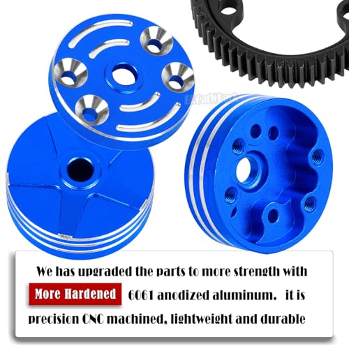 RC Differential Locker Spool Diff Case Mounts & Differential Case Upgrades Part for 1/10 Slash 2WD VXL/Stampede 2WD VXL XL-5/Rustler 2WD VXL XL-5/Bandit 2WD VXL,Navy Blue - color: Navy Blue - (Upgrades Part)