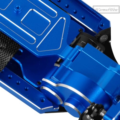 RC Gearbox Case & Screws Upgrades Part for 1/24 Micro-B,1/28 Micro-T,Aluminium Alloy Transmission Case w/Screws of Whole Vehicle,Navy Blue