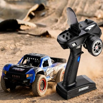 Dumborc X6 Rc Transmitter with P6F Receiver 2.4Ghz Radio 6 Channel Remote Control for All Terrains Vehicle Off-Road Crawler for Traxxas