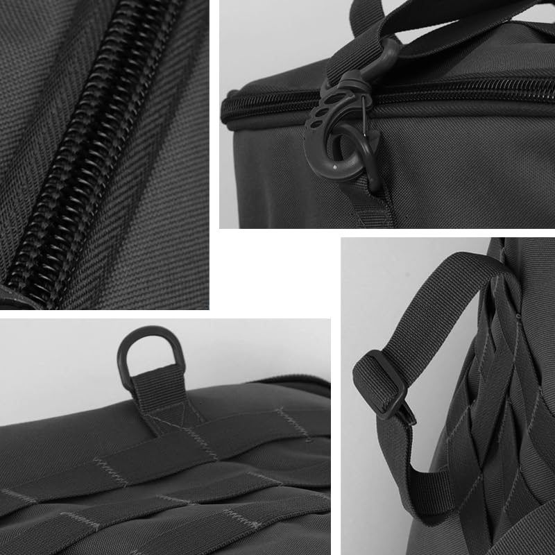 RC Car Duffel Bag,RC Waterproof Bag,RC Storage Bag for 1/10 RC Crawler Drift Cars Sports Car Axial SCX10 90046 D90 TF2 MST Tamiya CC01 HSP 94123 (C Black) - size: C Black