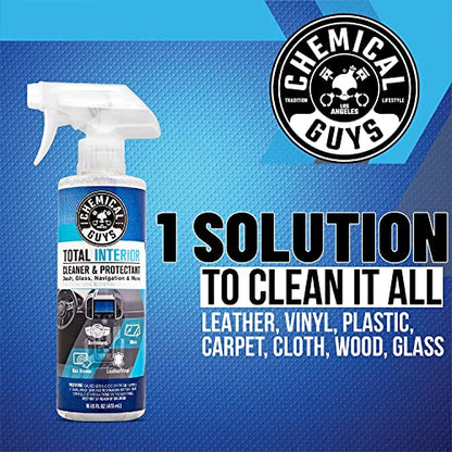 Chemical Guys, 9-Piece Interior Car Cleaning Kit, Cleaner, Gel, Brushes | Sticky Icky Car Cleaning Gel, detailing brushes, and microfiber towels, complete car interior cleaning and refresh bundle - style: KIT