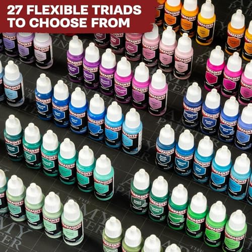 The Army Painter, Warpaints Flexible Triad Plus+: Deep Greens 7x18ml | Colori acrilici hobby di qualità miniatura, per Dungeons and Dragons (DnD) e Warhammer - color: Deep Greens
