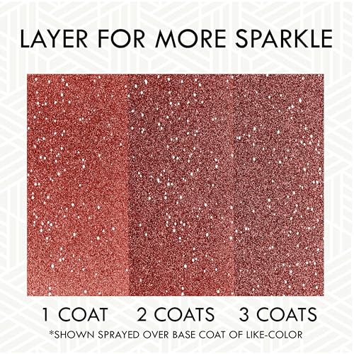 Rust-Oleum 268045 Specialty Glitter Spray Paint, 10.25 Oz, Red - color: Red, size: 10.25 Ounce (Pack of 1)